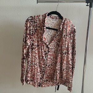 Women’s target long sleeve top and pant pajama set!